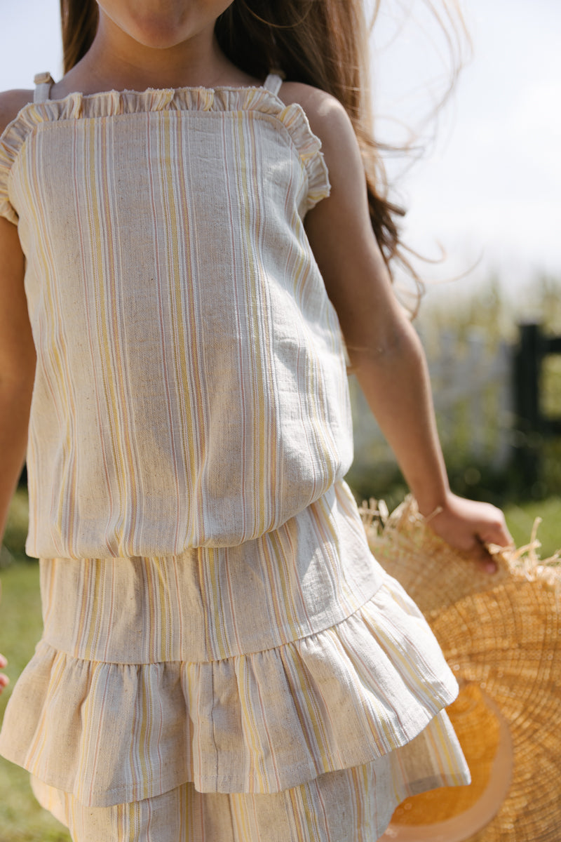 Top geel gestreept | AOP Yellow Stripe