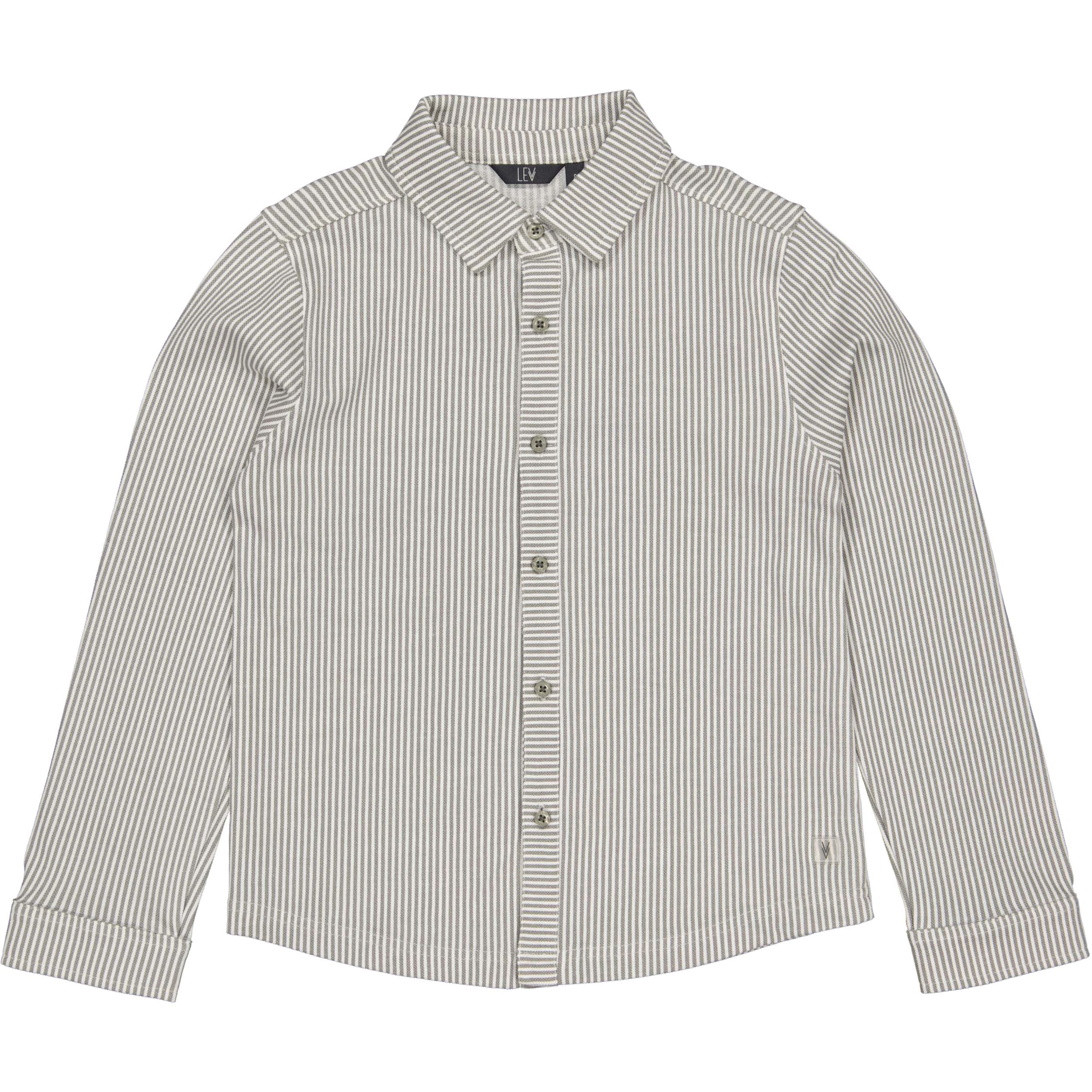 Blouse gestreept | AOP Grey Stripe