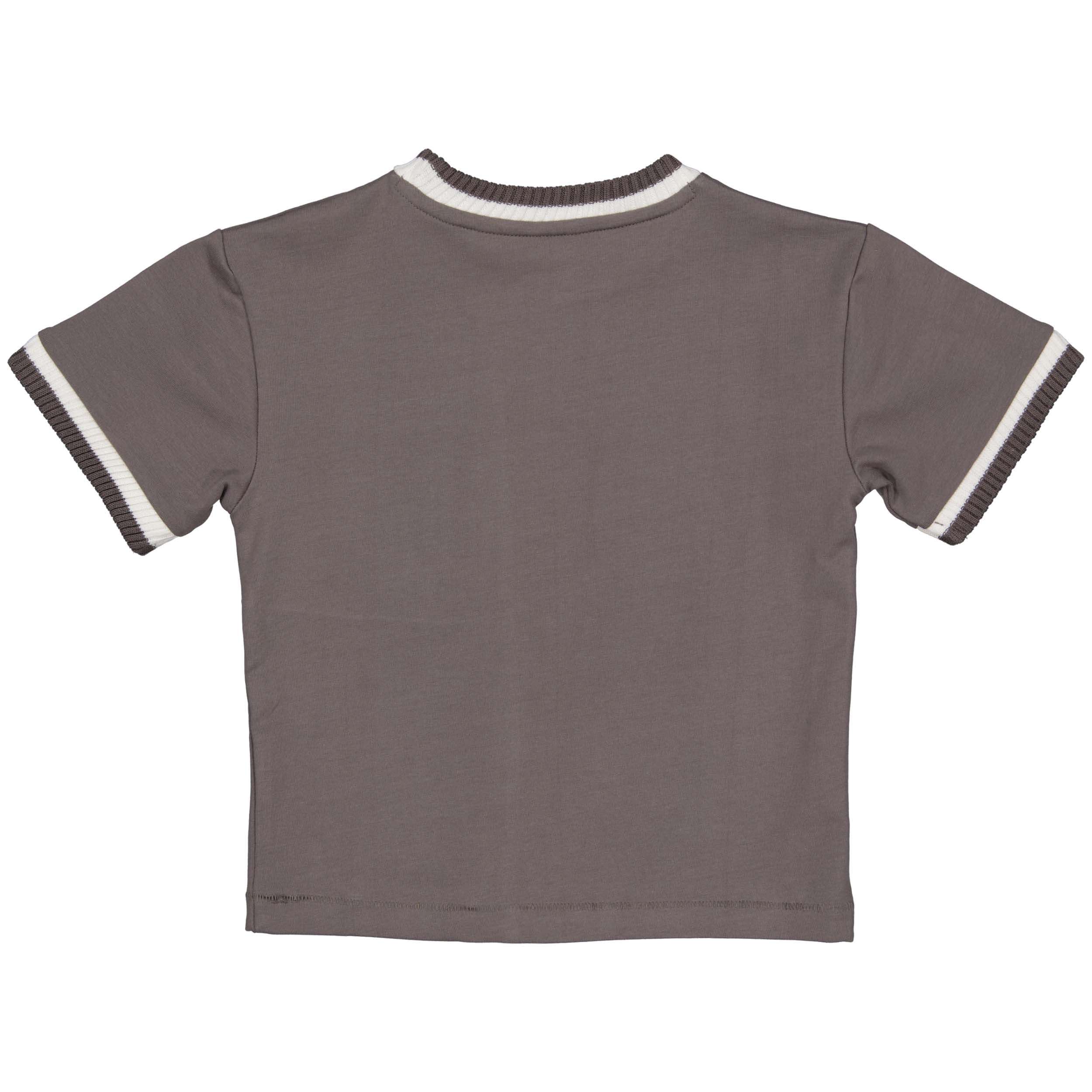 Shortsleeve Sweater | Grey Charcoal