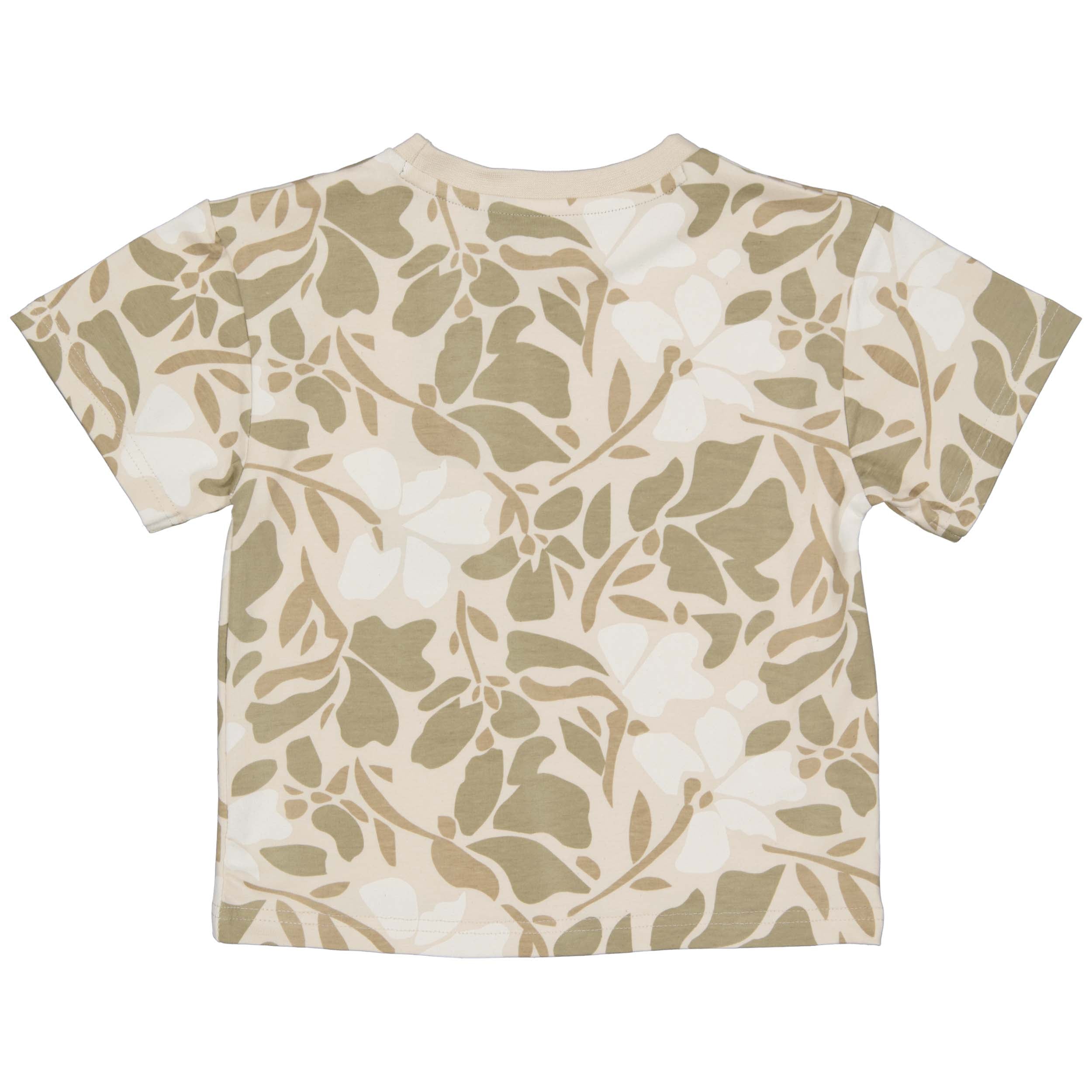 Oversized Shortsleeve | AOP White Flower