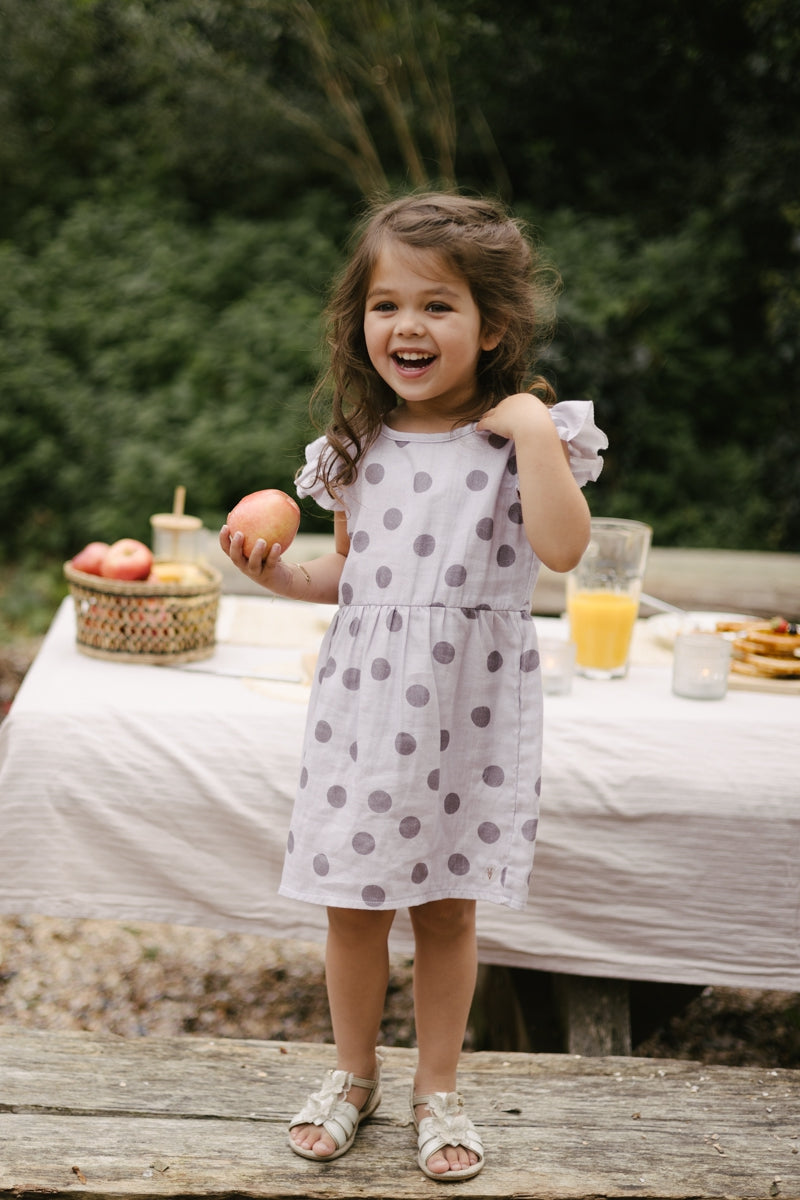 Dress | AOP Purple Dot