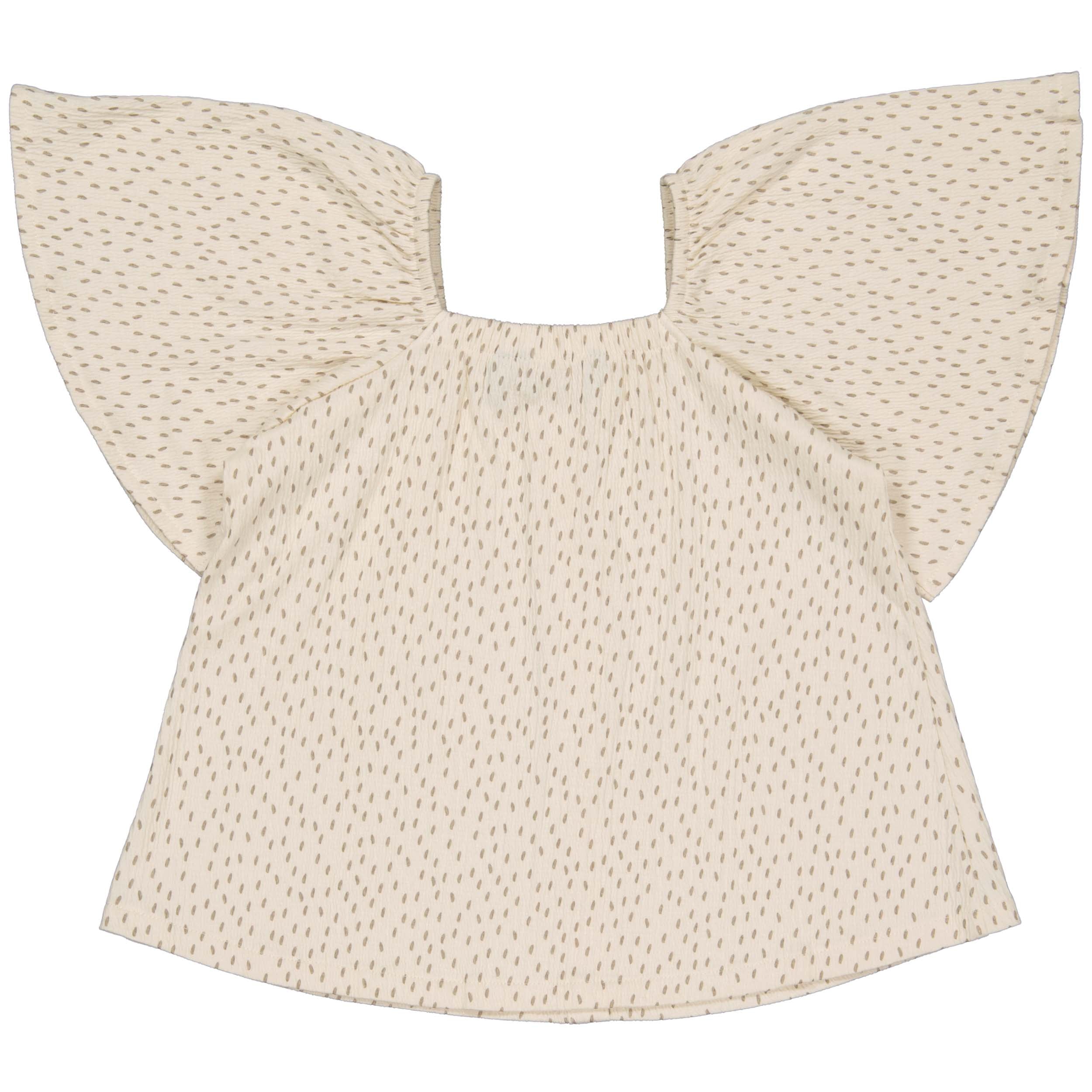 Blouse | AOP Taupe Dot