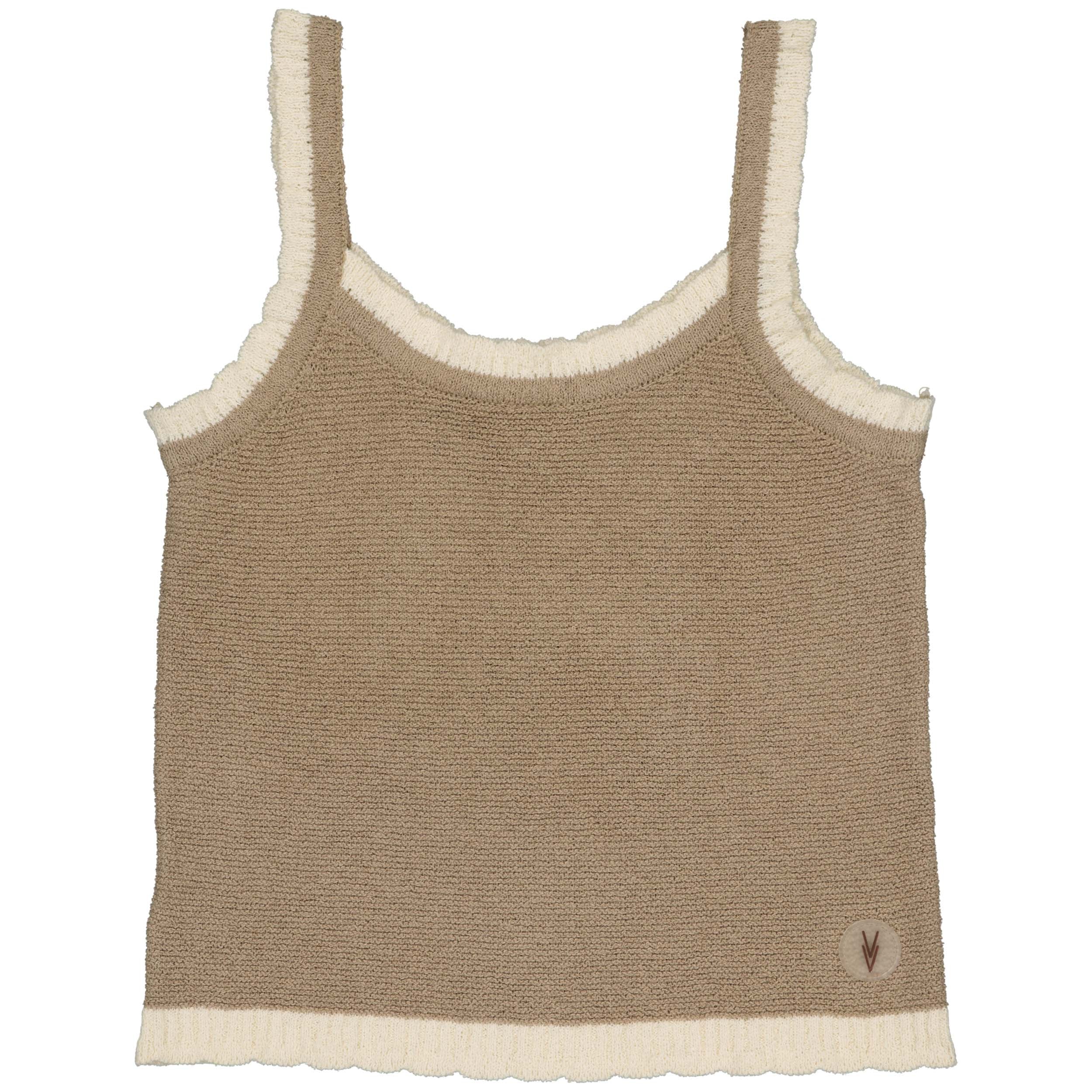 Knitted Singlet | Taupe