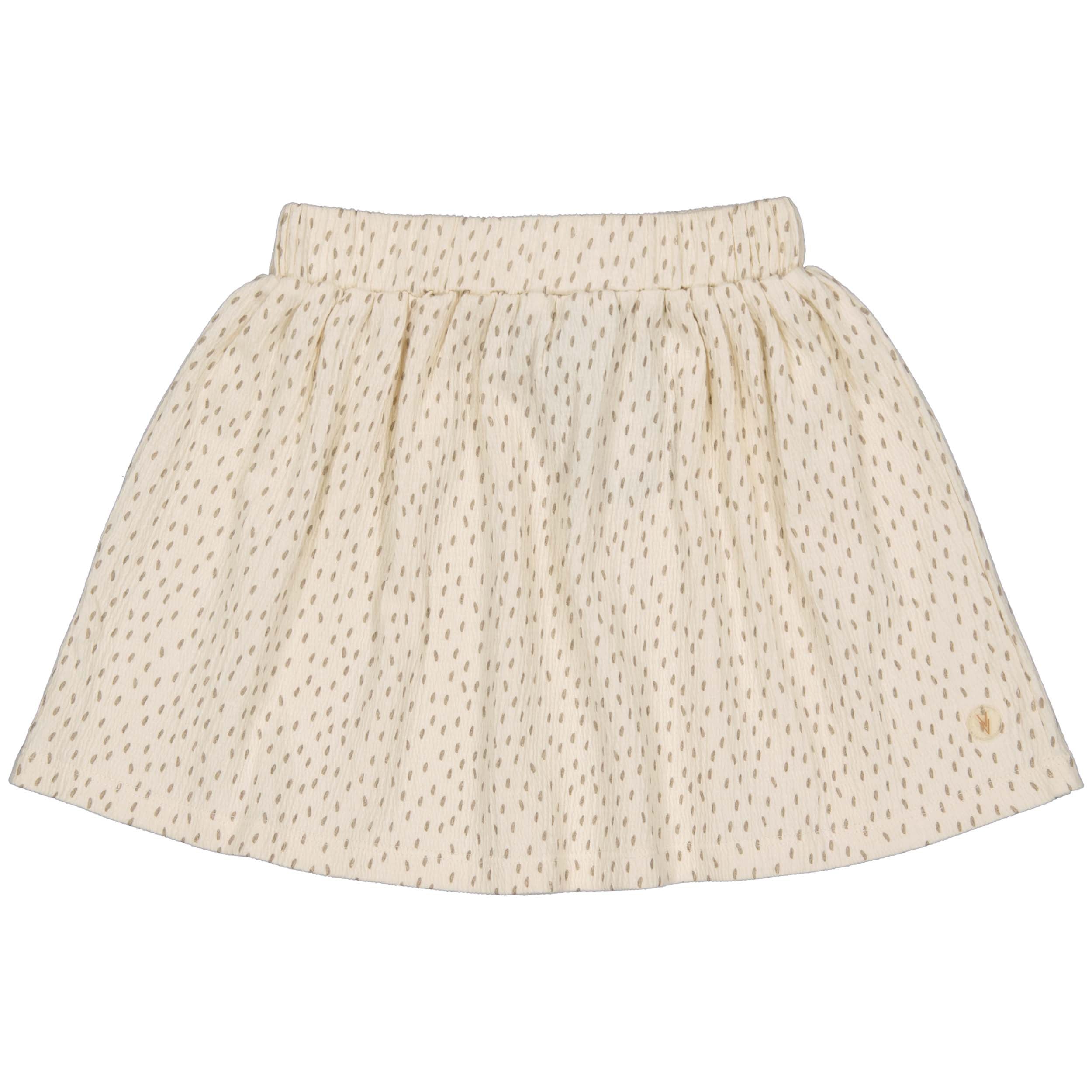 Skirt | AOP Taupe Dot