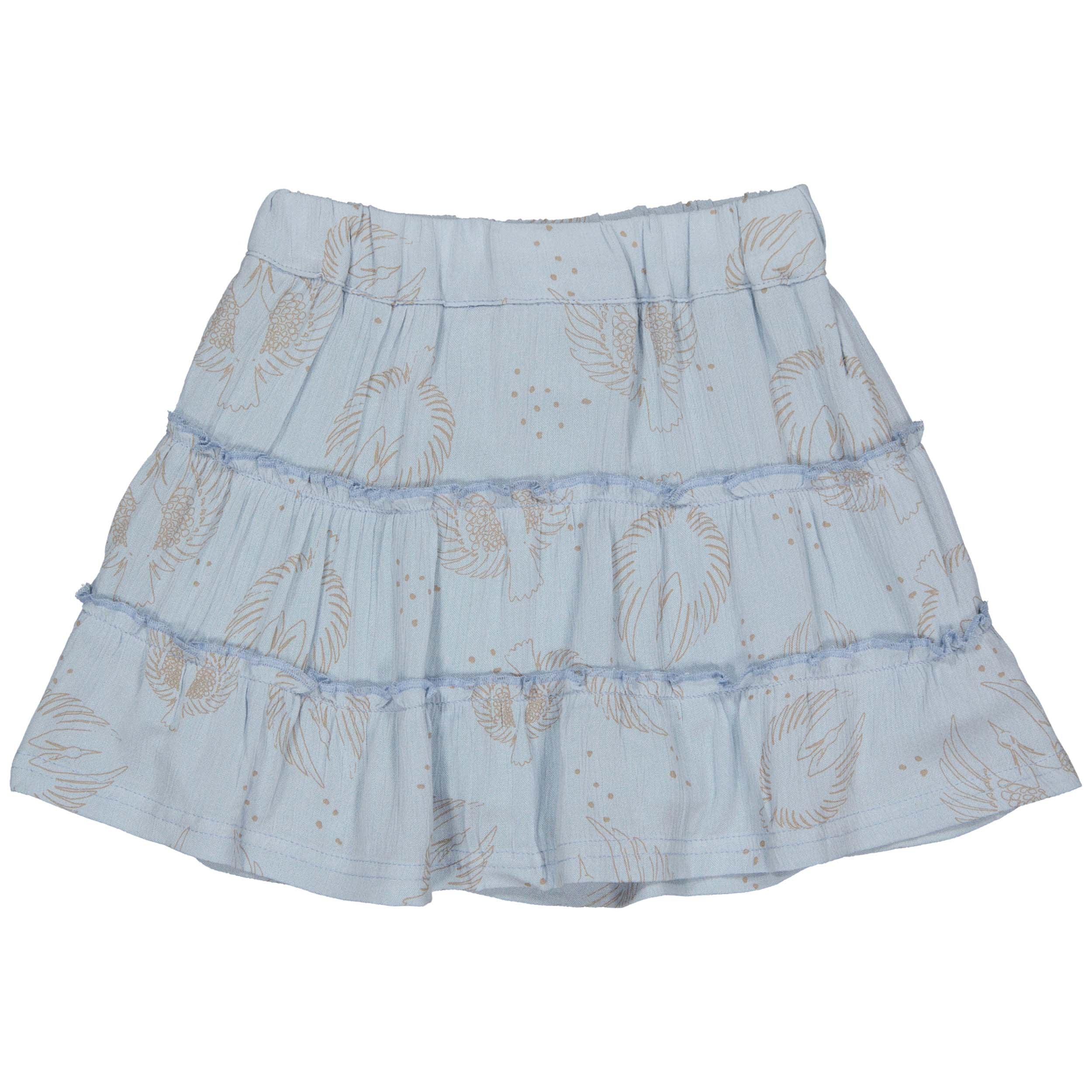 Skirt | AOP Blue Sketch