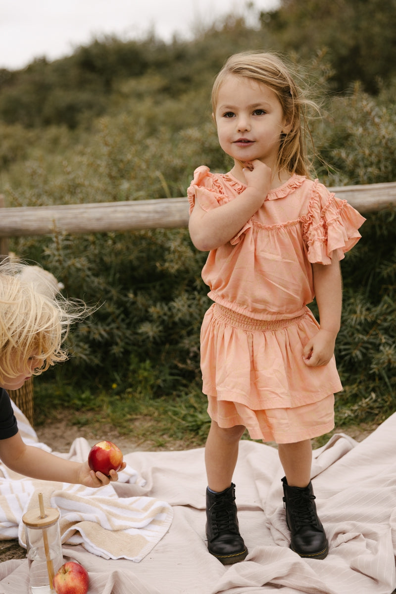 Skirt | AOP Yellow Flower