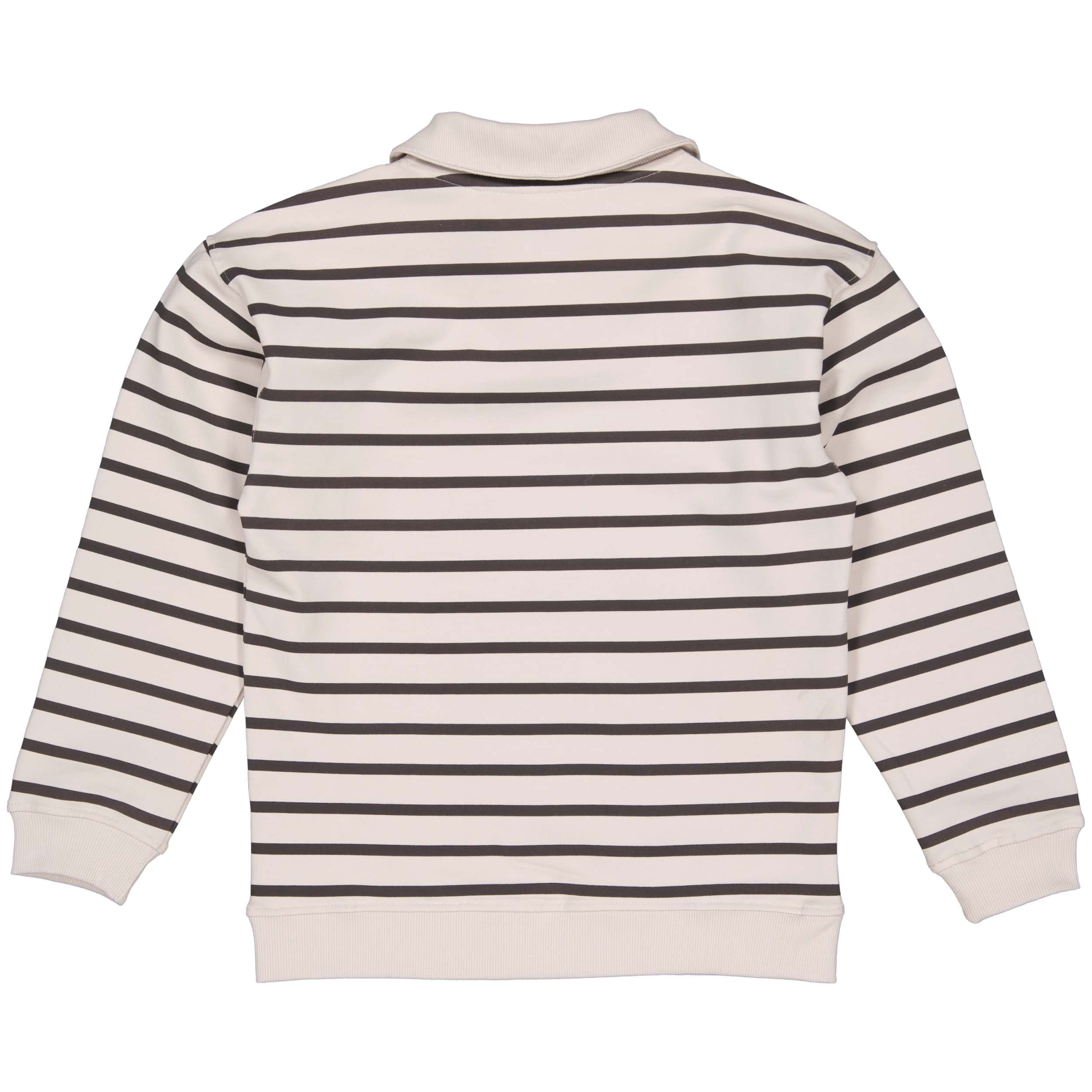 SWEATERS | AOP Soft grey stripe