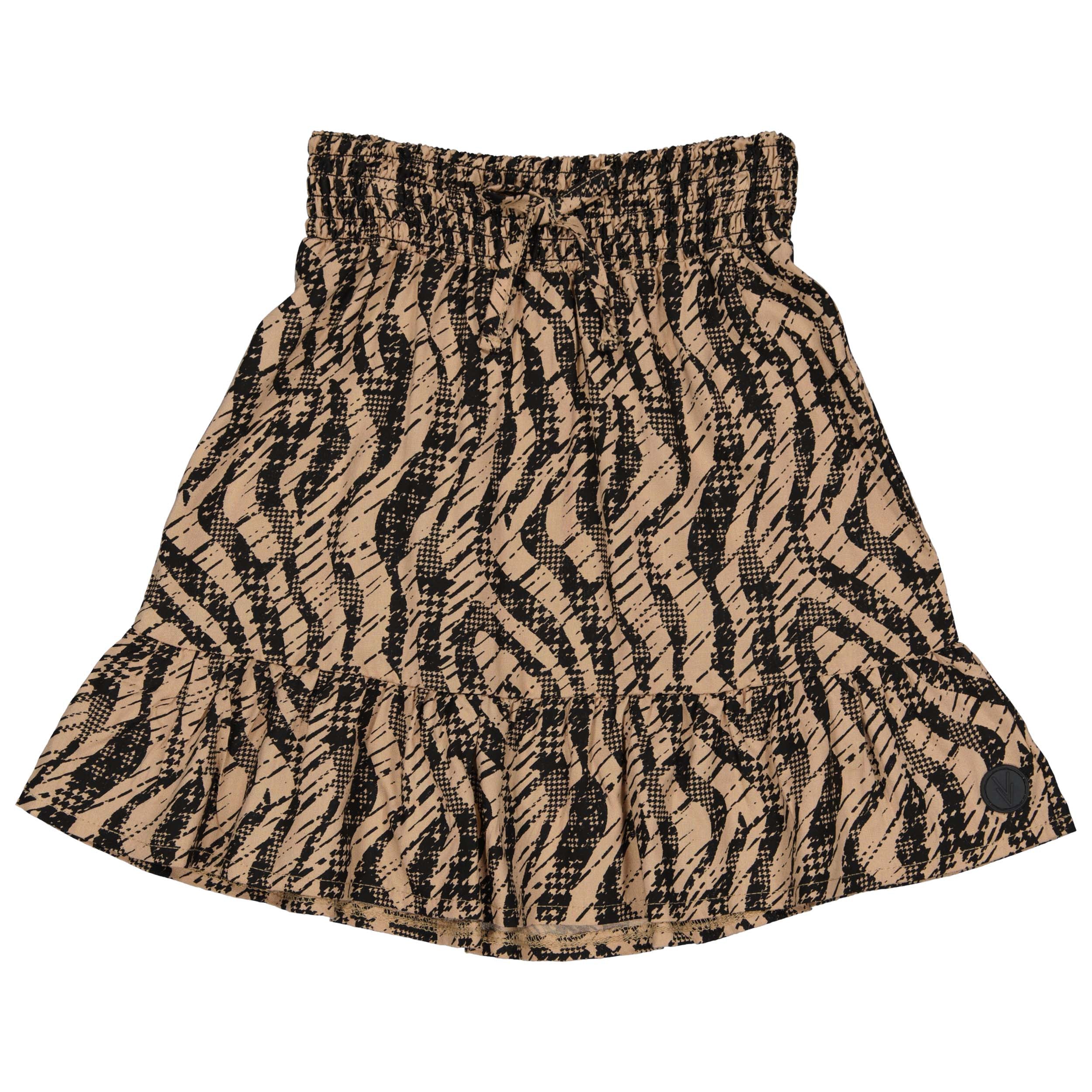 SKIRT | AOP Brown Animal