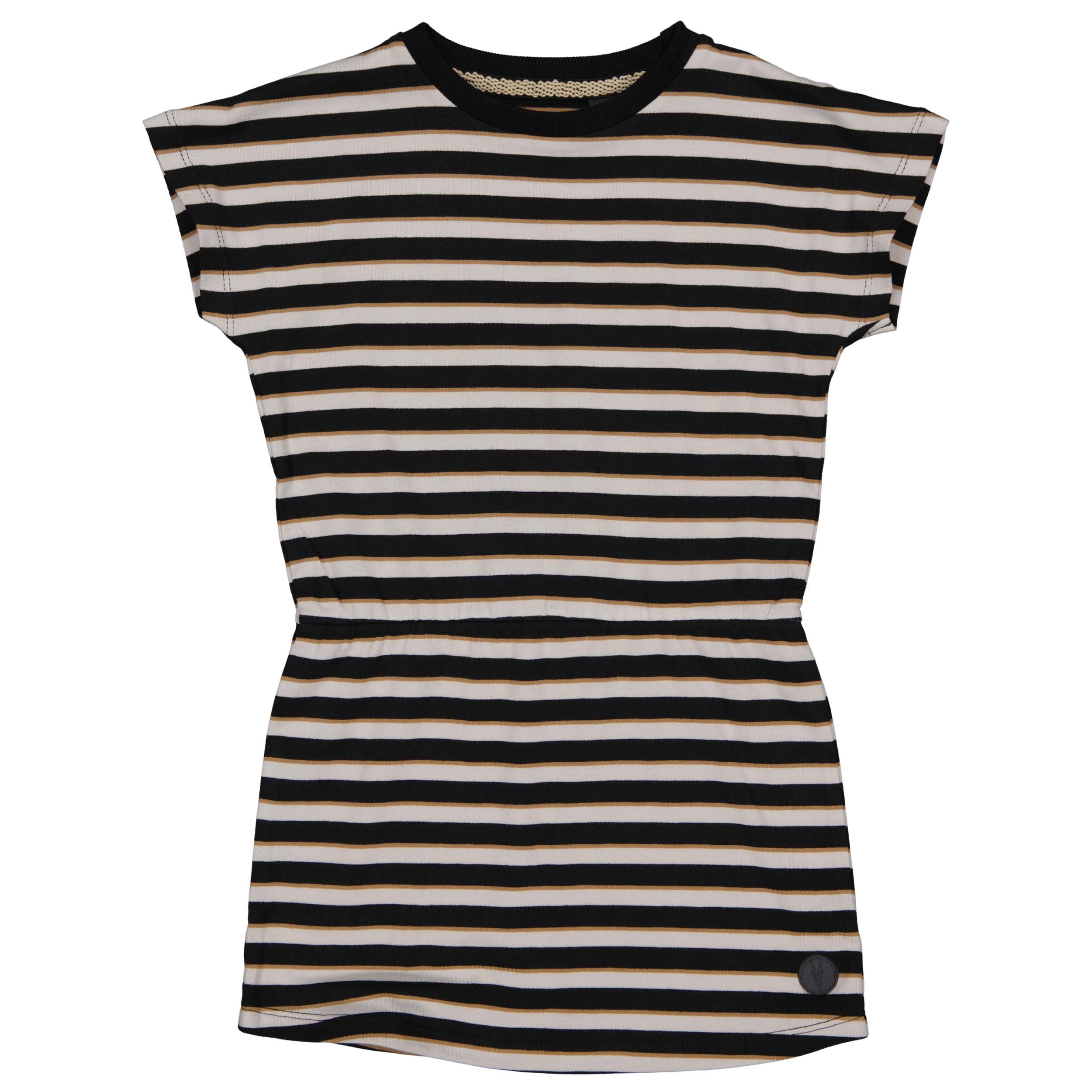 DRESS | AOP Grey Stripe