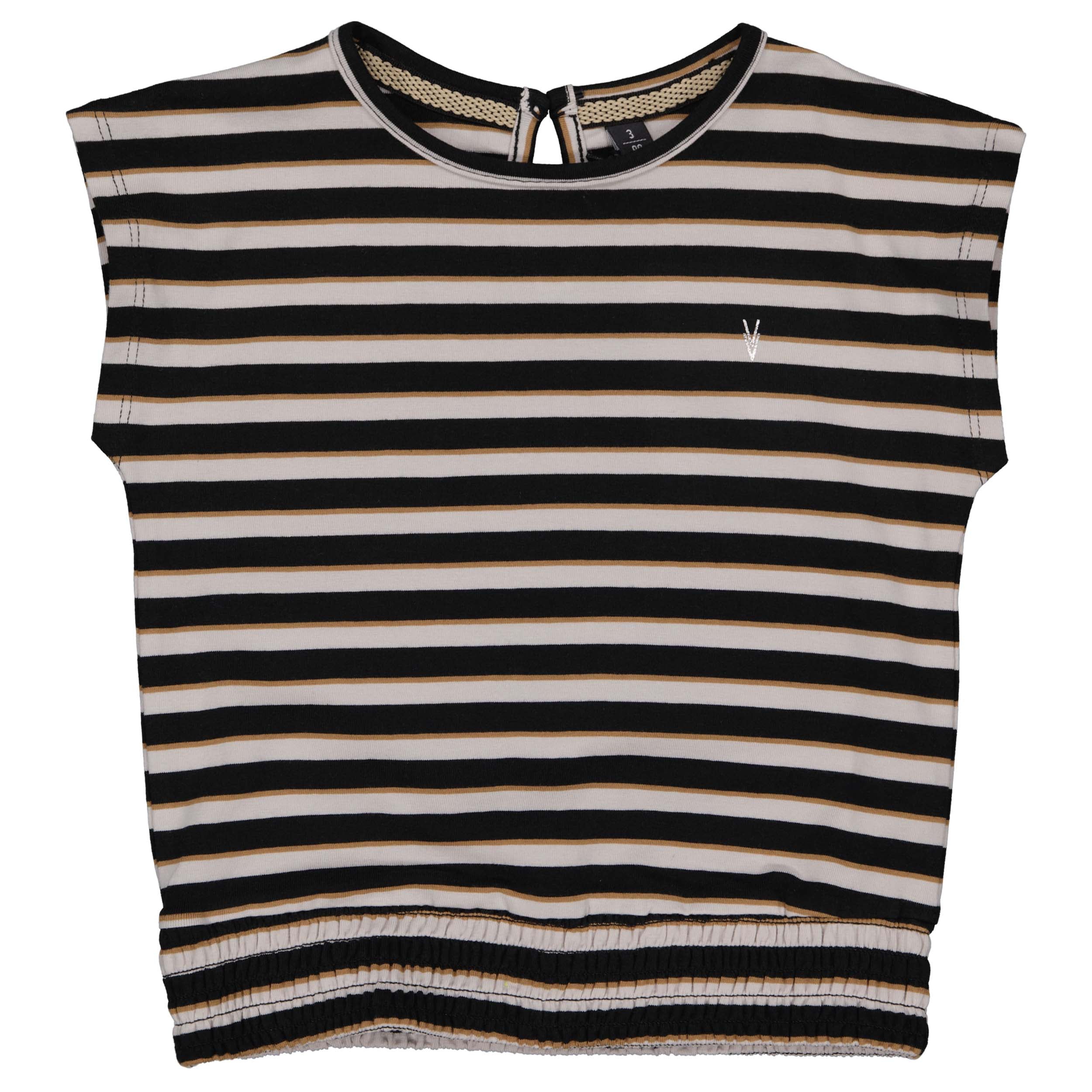 SHORTSLEEV | AOP Grey Stripe