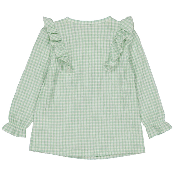 BLOUSE | AOP Green Graphic